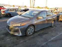 Salvage cars for sale at Van Nuys, CA auction: 2018 Toyota Prius Prime