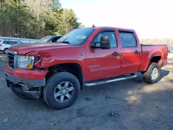 Salvage trucks for sale at Lyman, ME auction: 2011 GMC Sierra K1500 SLE