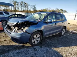 Salvage cars for sale at Spartanburg, SC auction: 2016 Subaru Forester 2.5I Premium