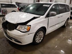 Salvage cars for sale at Avon, MN auction: 2015 Chrysler Town & Country Limited Platinum