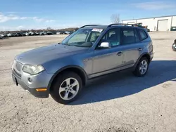 BMW salvage cars for sale: 2007 BMW X3 3.0SI