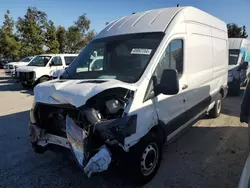 Salvage trucks for sale at Rancho Cucamonga, CA auction: 2022 Ford Transit T-250