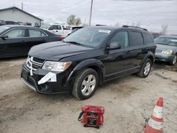 Salvage cars for sale at Pekin, IL auction: 2012 Dodge Journey SXT