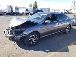 Salvage cars for sale at Hayward, CA auction: 2017 Honda Accord LX