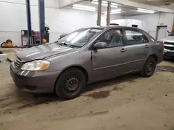 Buy Salvage Cars For Sale now at auction: 2003 Toyota Corolla CE