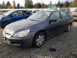 2007 Honda Accord LX en venta en Graham, WA