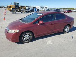 Honda salvage cars for sale: 2009 Honda Civic LX-S