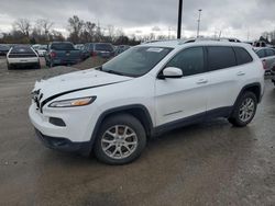 Salvage cars for sale at Fort Wayne, IN auction: 2018 Jeep Cherokee Latitude Plus