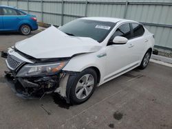 Salvage cars for sale at Magna, UT auction: 2015 KIA Optima Hybrid