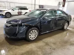 Salvage cars for sale at Avon, MN auction: 2013 Toyota Camry L