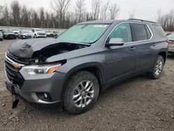 Chevrolet salvage cars for sale: 2021 Chevrolet Traverse LT