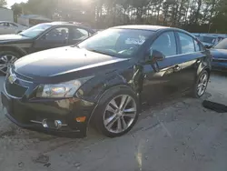 Salvage cars for sale at Seaford, DE auction: 2012 Chevrolet Cruze LTZ