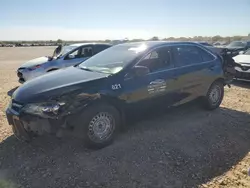 Salvage cars for sale at San Antonio, TX auction: 2016 Toyota Camry LE