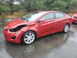 Salvage cars for sale at Exeter, RI auction: 2012 Hyundai Elantra GLS