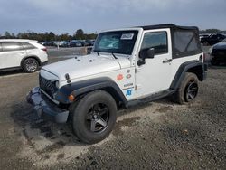 Jeep salvage cars for sale: 2015 Jeep Wrangler Sport