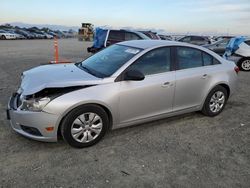 Chevrolet salvage cars for sale: 2012 Chevrolet Cruze LS