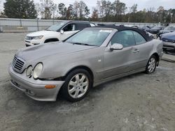 Mercedes-Benz clk-Class salvage cars for sale: 2003 Mercedes-Benz CLK 320