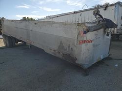 Salvage trucks for sale at Wichita, KS auction: 2007 Vantage Dump Trailers Dump Trailer