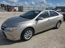 Salvage cars for sale from Copart Arcadia, FL: 2017 Toyota Camry LE