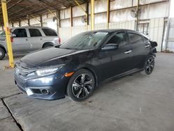 Honda salvage cars for sale: 2017 Honda Civic Touring