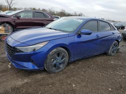 Salvage cars for sale at Des Moines, IA auction: 2021 Hyundai Elantra SEL