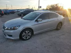 Salvage cars for sale at Oklahoma City, OK auction: 2014 Honda Accord LX