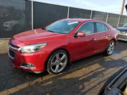 Salvage cars for sale from Copart Woodhaven, MI: 2014 Chevrolet Malibu LTZ