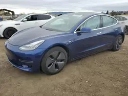 Tesla salvage cars for sale: 2019 Tesla Model 3