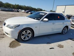 Salvage cars for sale at Apopka, FL auction: 2010 BMW 528 I