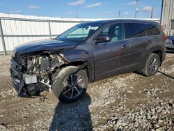 Salvage Cars with No Bids Yet For Sale at auction: 2017 Toyota Highlander SE