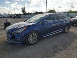 Salvage cars for sale at Miami, FL auction: 2017 Hyundai Sonata Sport