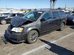 Salvage cars for sale at Van Nuys, CA auction: 2017 Dodge Grand Caravan SXT