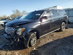 Vehiculos salvage en venta de Copart Chicago Heights, IL: 2021 Ford Expedition Max Limited