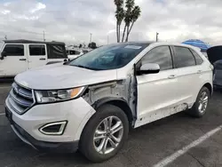 Salvage cars for sale at Van Nuys, CA auction: 2018 Ford Edge SEL