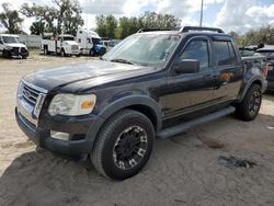 Salvage cars for sale at Riverview, FL auction: 2010 Ford Explorer Sport Trac XLT