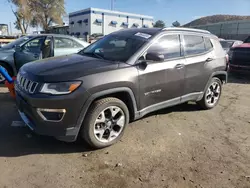 Salvage cars for sale from Copart Anthony, TX: 2018 Jeep Compass Limited