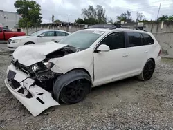 Salvage cars for sale at Opa Locka, FL auction: 2013 Volkswagen Jetta TDI