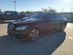 Salvage cars for sale at Wilmer, TX auction: 2015 Mercedes-Benz E 350