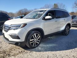 Salvage cars for sale at North Billerica, MA auction: 2017 Honda Pilot Touring