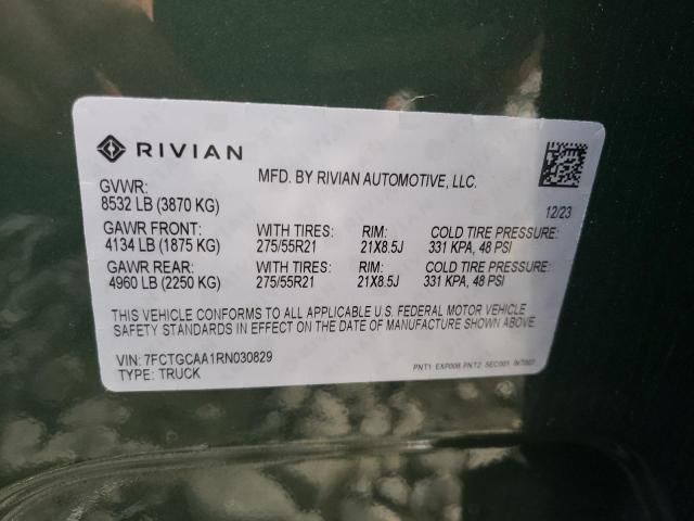 2024 Rivian R1T Adventure