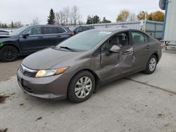 2012 Honda Civic LX en venta en Bowmanville, ON