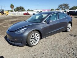 Salvage cars for sale at San Diego, CA auction: 2018 Tesla Model 3