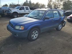 Salvage cars for sale from Copart Denver, CO: 2004 Subaru Forester 2.5X