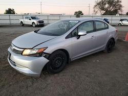 Salvage cars for sale at San Diego, CA auction: 2012 Honda Civic LX