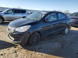 Salvage cars for sale from Copart Kansas City, KS: 2017 Mitsubishi Mirage G4 ES