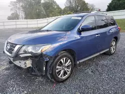 Nissan salvage cars for sale: 2018 Nissan Pathfinder S