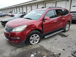 Salvage cars for sale at Louisville, KY auction: 2014 Chevrolet Traverse LT