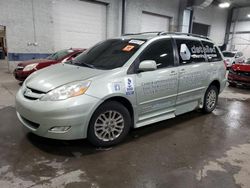 Salvage cars for sale at Ham Lake, MN auction: 2008 Toyota Sienna XLE