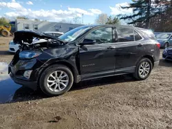 Salvage cars for sale at Lyman, ME auction: 2018 Chevrolet Equinox LT