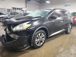 Salvage cars for sale from Copart Elgin, IL: 2016 Nissan Murano S